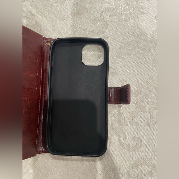 Brown Leather iPhone 12 & 14 Phone Case and Wallet - Picture 11 of 12